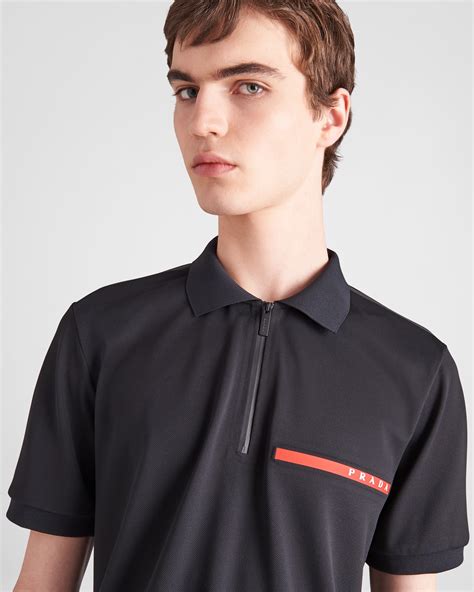 polo prada man|prada men's polo t shirt.